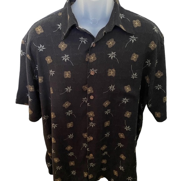 Quiksilver Other - QUIKSILVER Silver Edition 100% Rayon Aloha Hawaiian Shirt Men L Large